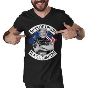 Sons Of Trump 2020 Maga Chapter Men V-Neck Tshirt - Monsterry