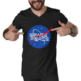 Space Force Usa United States Logo Tshirt Men V-Neck Tshirt - Monsterry