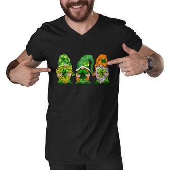 St Patricks Day St Patricks Day Gnome Irish Gnome Men V-Neck Tshirt - Monsterry UK