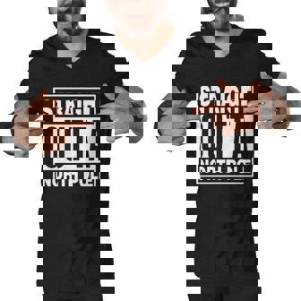 Straight Outta North Pole Graphic Design Printed Casual Daily Basic Men V-Neck Tshirt - Thegiftio