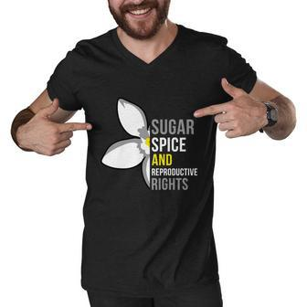 Sugar Spice And Reproductive Rights Funny Gift Men V-Neck Tshirt - Monsterry