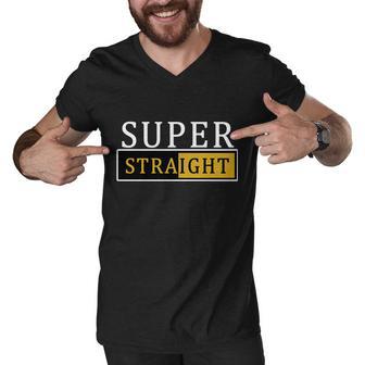 Super Straight Tshirt Men V-Neck Tshirt - Monsterry DE