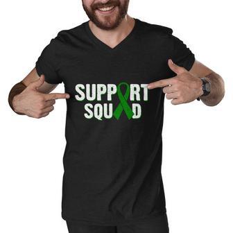 Support Squad Lymphoma Awareness Men V-Neck Tshirt - Monsterry UK