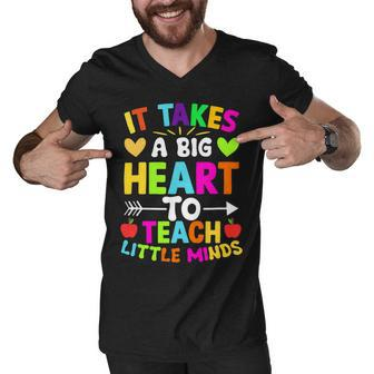 Teacher Outfit For Teacher Appreciation Cool Teacher Men V-Neck Tshirt - Seseable