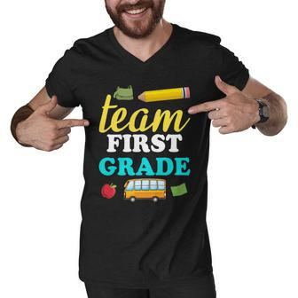 Team First Grade V2 Men V-Neck Tshirt - Monsterry AU