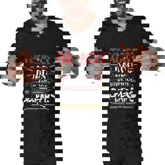 The Best Dads Have Tattoos & Beards Fathers Day Gifts Quote Graphic Design Printed Casual Daily Basic Men V-Neck Tshirt - Thegiftio