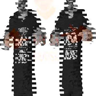 The Best Kind Of Mom Raise A Nurse Mothers Day Men V-Neck Tshirt - Thegiftio