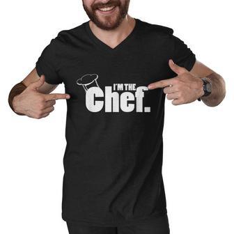 The Chef Chef Funny Men V-Neck Tshirt - Monsterry