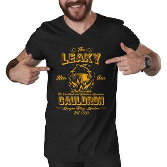 The Leaky Cauldron Bar Inn Tshirt Men V-Neck Tshirt - Monsterry