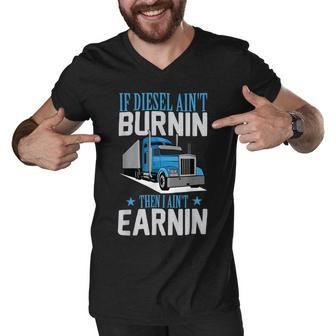 Trucker Truck Driver Funny S Trucker Semitrailer Truck Men V-Neck Tshirt - Seseable