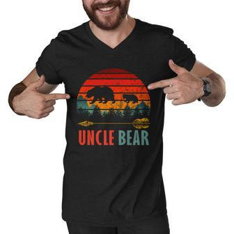 Uncle Bear V2 Men V-Neck Tshirt - Monsterry