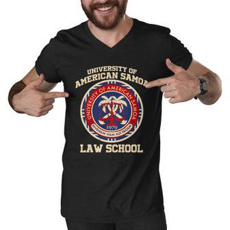 University Of Samoa Law School Logo Emblem Men V-Neck Tshirt - Monsterry UK