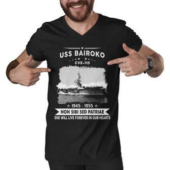 Uss Bairoko Cve Men V-Neck Tshirt - Monsterry