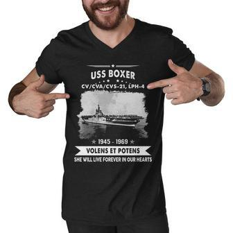 Uss Boxer CvCvaCvs-21 Lph Men V-Neck Tshirt - Monsterry UK