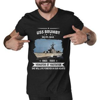 Uss Brumby Ff V2 Men V-Neck Tshirt - Monsterry AU