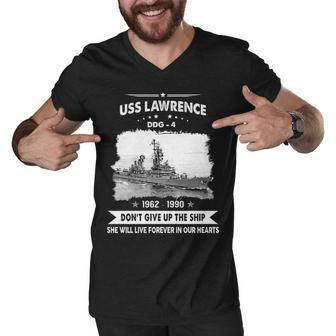Uss Lawrence Ddg Men V-Neck Tshirt - Monsterry DE