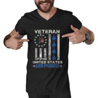 Veteran Of The United States Air Force Gift Us Air Force Gift Men V-Neck Tshirt - Monsterry UK