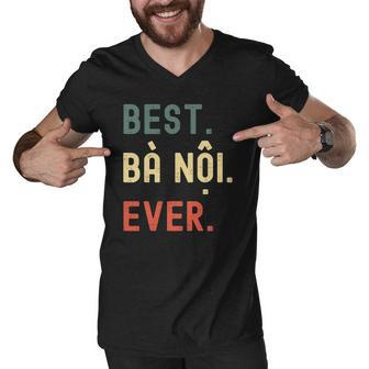 Vietnamese Grandma Gifts Designs - Best Ba Noi Ever Men V-Neck Tshirt - Thegiftio UK