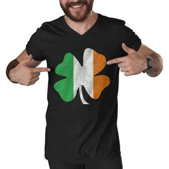 Vintage Irish Cover Ireland Flag Tshirt Men V-Neck Tshirt - Monsterry