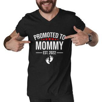 Womens 1St Time Mom Est 2022 Gift New First Mommy 2022 Mothers Day Gift Tshirt Men V-Neck Tshirt - Monsterry AU