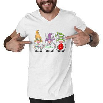 Happy Easter Gnome V2 Men V-Neck Tshirt - Monsterry DE