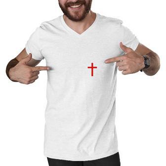 Normal Isnt Coming Back But Jesus Is Revelation Men V-Neck Tshirt - Monsterry