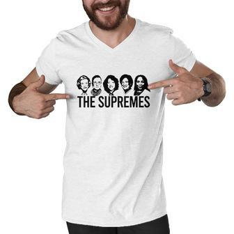The Supremes Ketanji Brown Jackson Scotus Rbg Sotomayor Meme Men V-Neck Tshirt - Monsterry CA