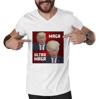 Ultra Maga Donald J Trump Ultra Maga Tshirt Men V-Neck Tshirt - Monsterry DE