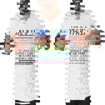 Vote As If Your Loved One Is An Immigrant Funny Lgbt Men V-Neck Tshirt - Thegiftio