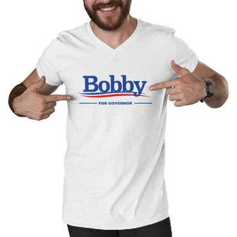 Bobby For Governor Men V-Neck Tshirt - Monsterry AU