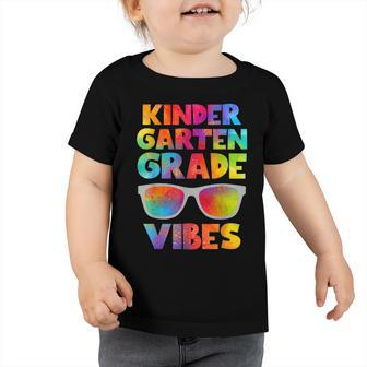 Back To School Kindergarten Grade Vibes Kids Teacher Student Toddler Tshirt - Seseable