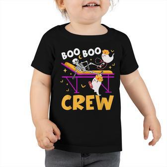 Boo Boo Crew Nurse Funny Ghost Women Halloween Nurse Toddler Tshirt - Seseable