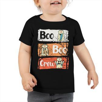 Boo Crew Team Nursing Lpn Cna Healthcare Nurse Halloween Toddler Tshirt - Seseable