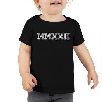 Class Of 2022 Mmxxii Graduation Gift Him Her Senior Gift Toddler Tshirt - Monsterry