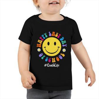 Cute Happy Last Day Of School Coach Crew Career Literacy Gift Toddler Tshirt - Monsterry