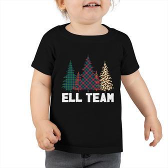 Ell Team Leopard Back To School Teachers Students Great Gift Toddler Tshirt - Monsterry DE
