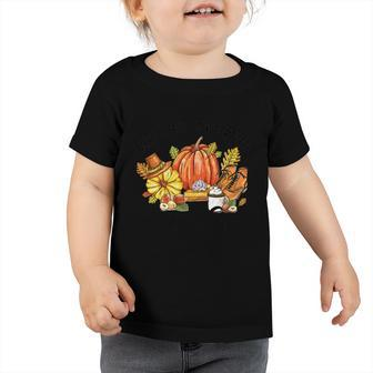 Funny Pumpkin Spice Autumn Lover Girls Graphic Design Printed Casual Daily Basic Toddler Tshirt