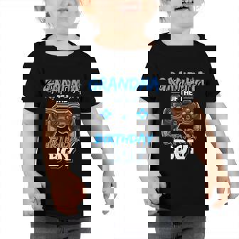 Grandma Of The Birthday Boy Matching Video Game Birthday Great Gift Graphic Design Printed Casual Daily Basic Toddler Tshirt - Thegiftio UK