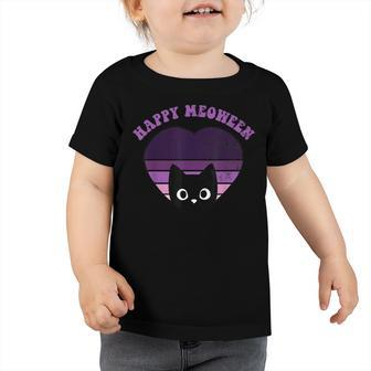 Happy Meoween Funny Cat Halloween Costumes Men Women & Kids Toddler Tshirt - Thegiftio UK