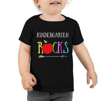 Kindergarten Rocks Toddlers Teacher Appreciation Last Day Cool Gift Toddler Tshirt - Monsterry