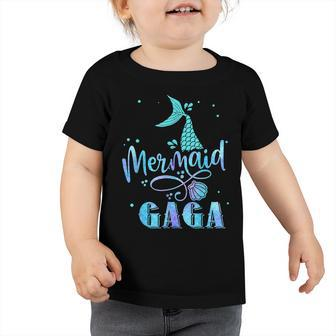 Mermaid Gaga Funny Women Family Matching Party Squad Toddler Tshirt - Thegiftio UK