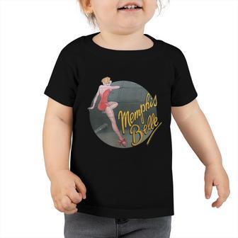 Pin Up Girl Wwii B17 Flying Fortress Memphis Belle Toddler Tshirt - Monsterry