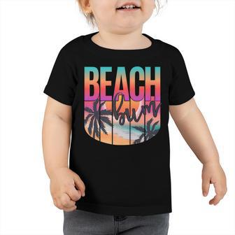 Retro Vintage Beach Bum Beach Lover Summer Vacation   Toddler Tshirt