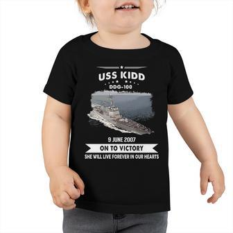 Uss Kidd Ddg Toddler Tshirt - Monsterry DE