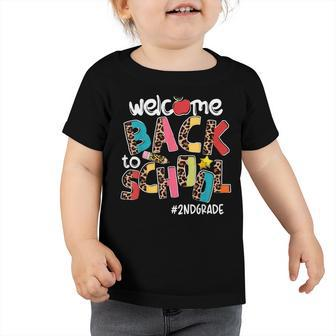 Welcome Back To School 2Nd Grade Back To School Toddler Tshirt - Thegiftio UK