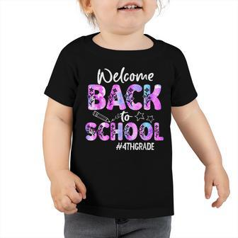 Welcome Back To School 4Th Grade Back To School Toddler Tshirt - Seseable