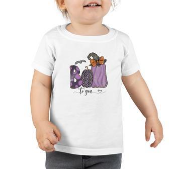 Boo To You Boo Crew Happy Halloween Toddler Tshirt - Seseable