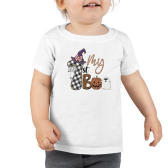 My 1St Boo Crew Witches Hat Halloween Toddler Tshirt - Seseable
