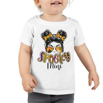 Spooky Mini Halloween Mama Mini Family Matching Costume Toddler Tshirt - Seseable