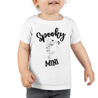 Spooky Mini Halloween Mummies Costume Trick Or Treat Funny Toddler Tshirt - Seseable